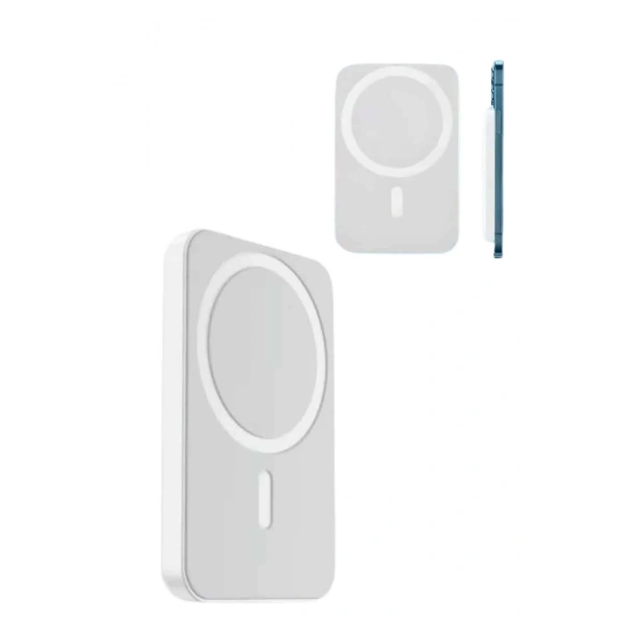 USLUCAN ALIŞVERİŞ Magsafe Battery Pack Powerbank Kablosuz Şarj 5.000 mah