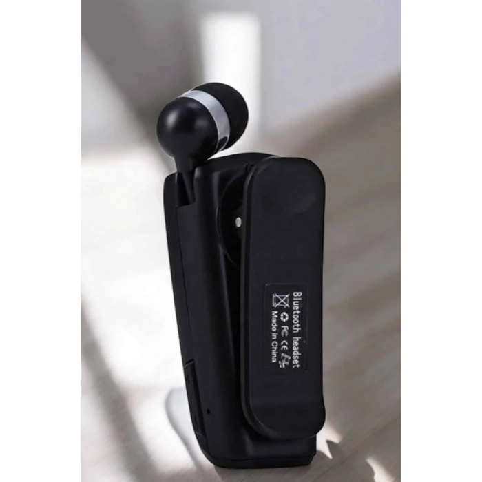 USLUCAN ALIŞVERİŞ Makaralı Bluetooth Kulaklık Kulak İçi Android iOS Uyumlu Titreşimli