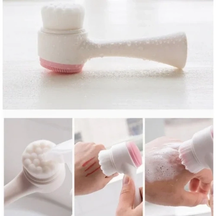 USLUCAN ALIŞVERİŞ Makyaj Yüz Temizleme Fırçası