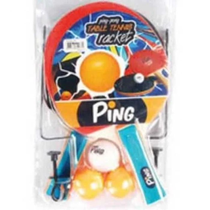 USLUCAN ALIŞVERİŞ Masa Tenisi Raket Seti Fileli