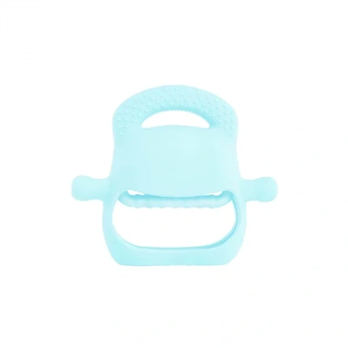 USLUCAN ALIŞVERİŞ Mavi Bebek Silikon Diş Kaşıyıcı