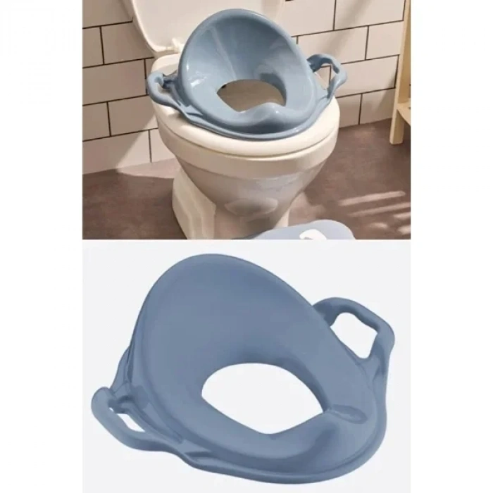 USLUCAN ALIŞVERİŞ Mavi Kulplu Çocuk Klozet Adaptörü