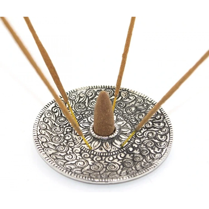 USLUCAN ALIŞVERİŞ Metal Yuvarlak Tütsülük Model 3