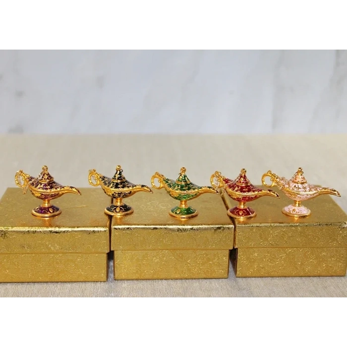 USLUCAN ALIŞVERİŞ Mineli Metal Alaaddin Lambası Model 8