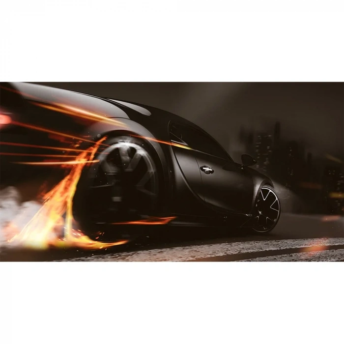 USLUCAN ALIŞVERİŞ Modern Siyah Araba Kanvas Tablo 60x120