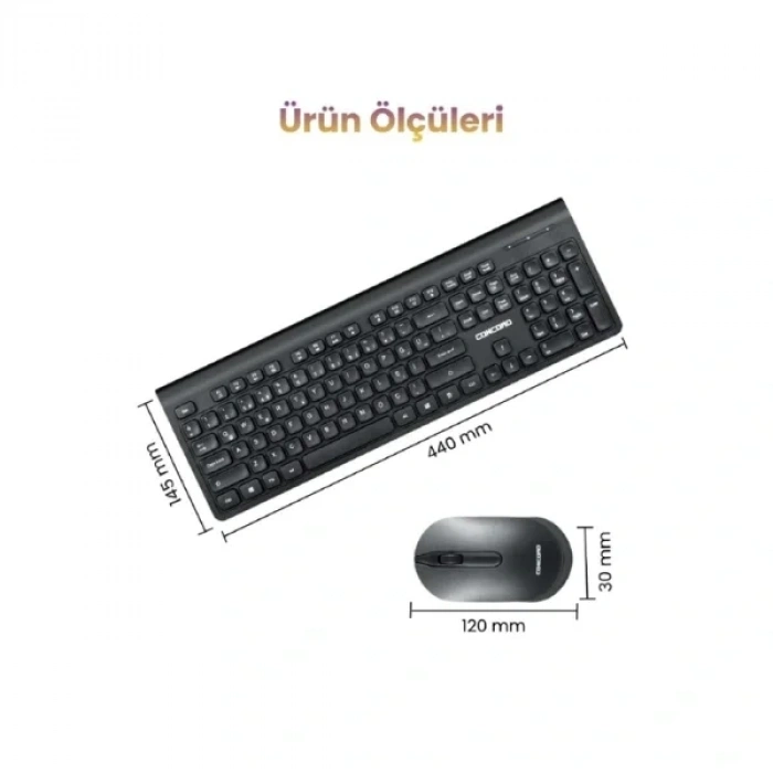 USLUCAN ALIŞVERİŞ Multimedya Q Klavye Ve Mouse Seti