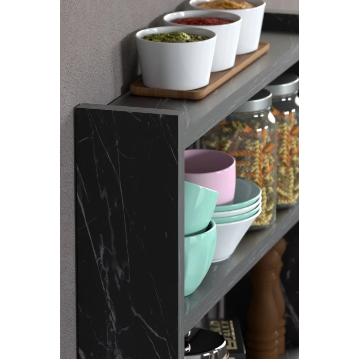 USLUCAN ALIŞVERİŞ Mutfak Rafı Tezgah Üstü Organizer Bendir