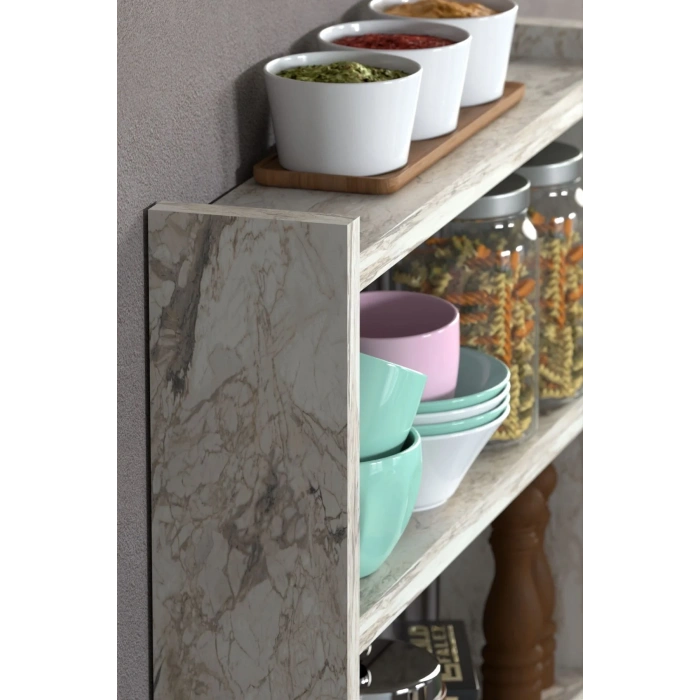 USLUCAN ALIŞVERİŞ Mutfak Rafı Tezgah Üstü Organizer Efes