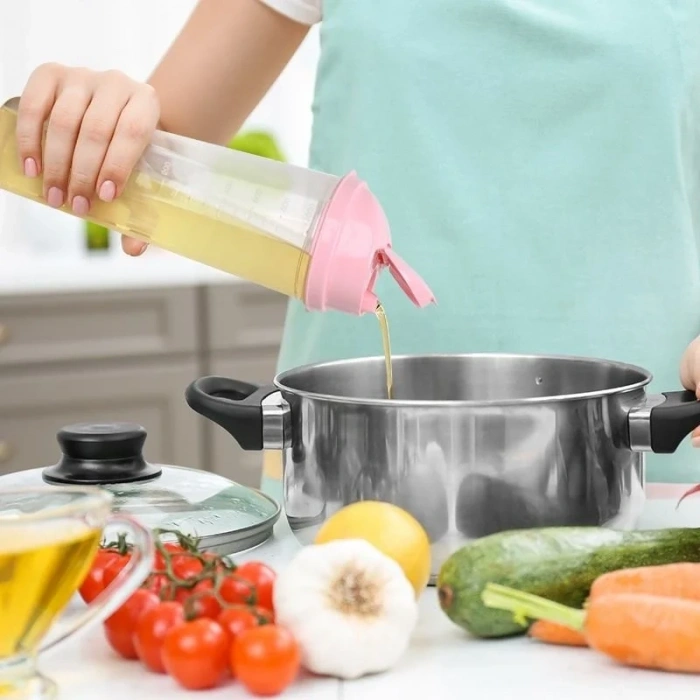 USLUCAN ALIŞVERİŞ Ölçekli Sıvı Yağlık 750 ML