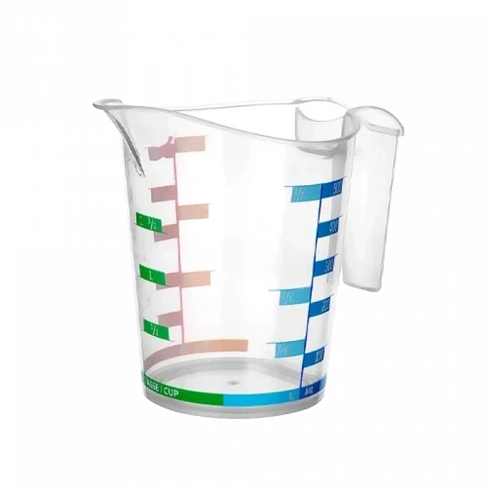 USLUCAN ALIŞVERİŞ Ölçü Kabı Dereceli Renkli 500ML