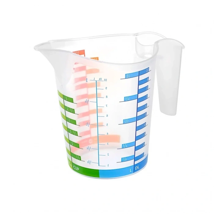 USLUCAN ALIŞVERİŞ Ölçü Kabı Dereceli Renkli 500ML