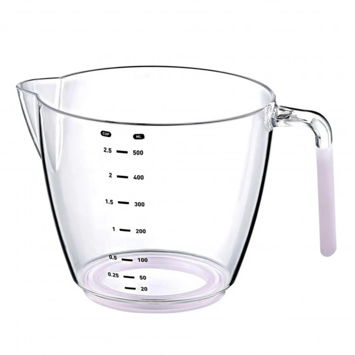 USLUCAN ALIŞVERİŞ Ölçü ve Hamur Kabı 500 ML - Silikon Sap