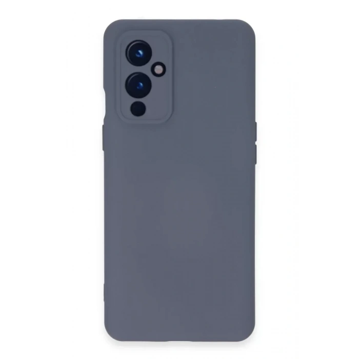 USLUCAN ALIŞVERİŞ One Plus 9 Kılıf Nano içi Kadife Silikon - Gri