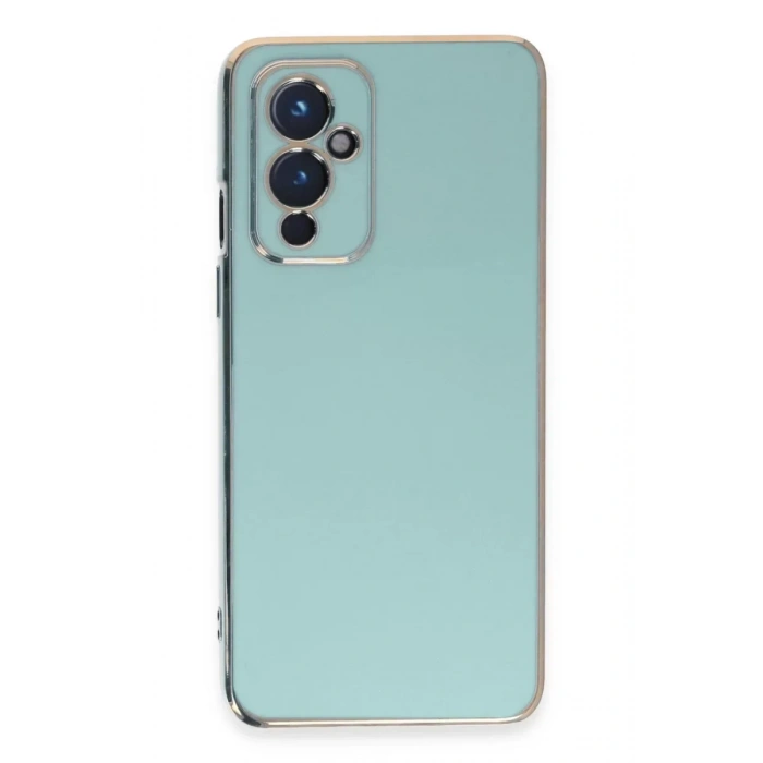 USLUCAN ALIŞVERİŞ One Plus 9 Kılıf Volet Silikon - Açık Yeşil