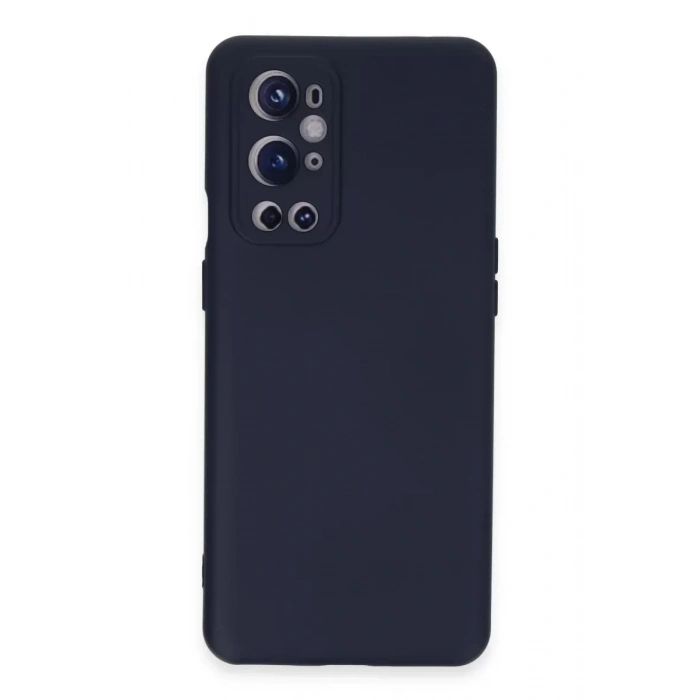 USLUCAN ALIŞVERİŞ One Plus 9 Pro Kılıf Nano içi Kadife Silikon - Lacivert