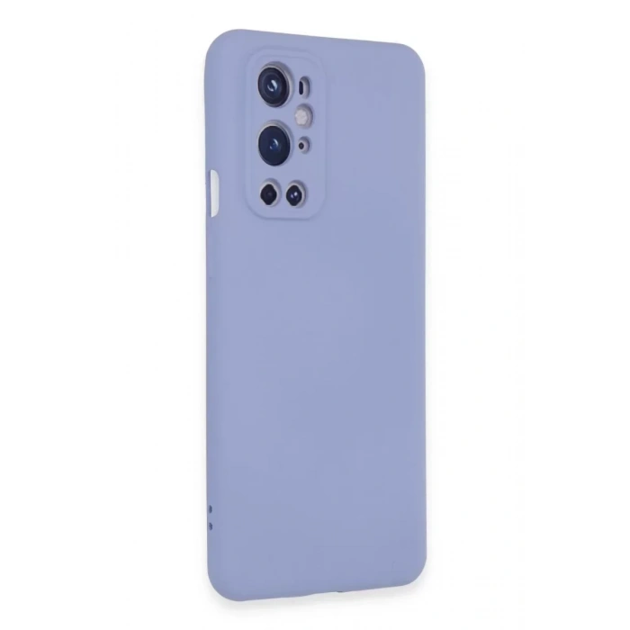 USLUCAN ALIŞVERİŞ One Plus 9 Pro Kılıf Nano içi Kadife Silikon - Mavi