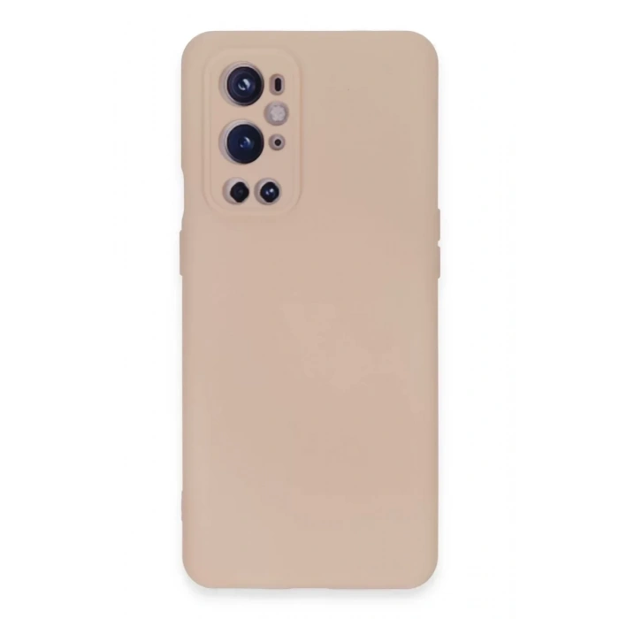 USLUCAN ALIŞVERİŞ One Plus 9 Pro Kılıf Nano içi Kadife Silikon - Pudra