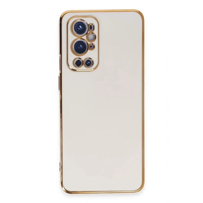 USLUCAN ALIŞVERİŞ One Plus 9 Pro Kılıf Volet Silikon - Beyaz