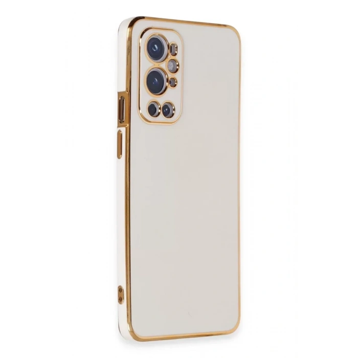 USLUCAN ALIŞVERİŞ One Plus 9 Pro Kılıf Volet Silikon - Beyaz
