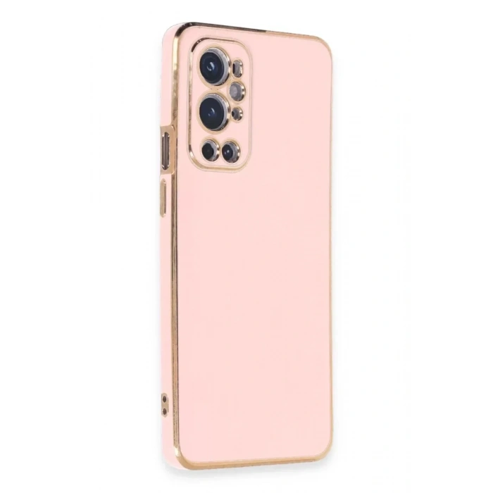 USLUCAN ALIŞVERİŞ One Plus 9 Pro Kılıf Volet Silikon - Pembe