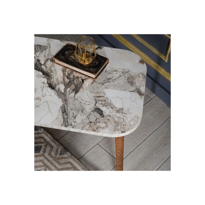 USLUCAN ALIŞVERİŞ Orta Sehpa Ahşap Torna Efes Kr