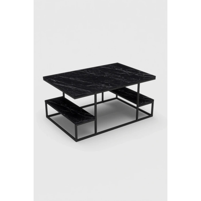 USLUCAN ALIŞVERİŞ Orta Sehpa Delux Raflı Bendir