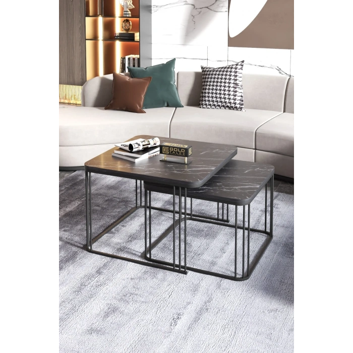 USLUCAN ALIŞVERİŞ Orta Sehpa İkili Alize Bendir