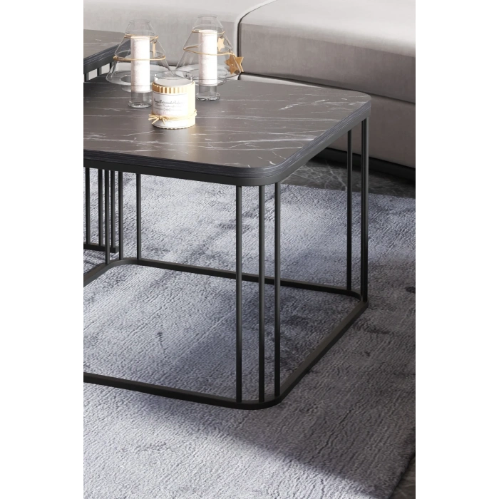 USLUCAN ALIŞVERİŞ Orta Sehpa İkili Alize Bendir