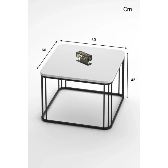 USLUCAN ALIŞVERİŞ Orta Sehpa Tekli Alize Beyaz