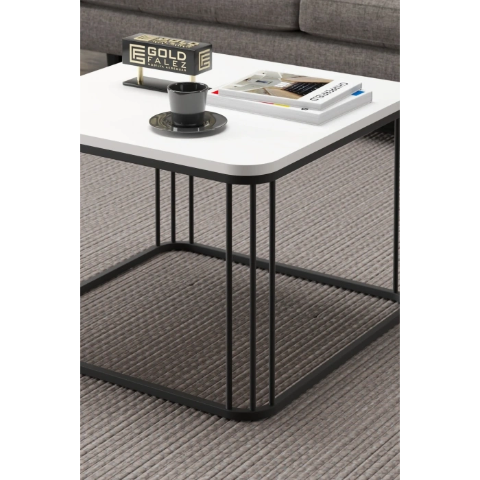 USLUCAN ALIŞVERİŞ Orta Sehpa Tekli Alize Beyaz