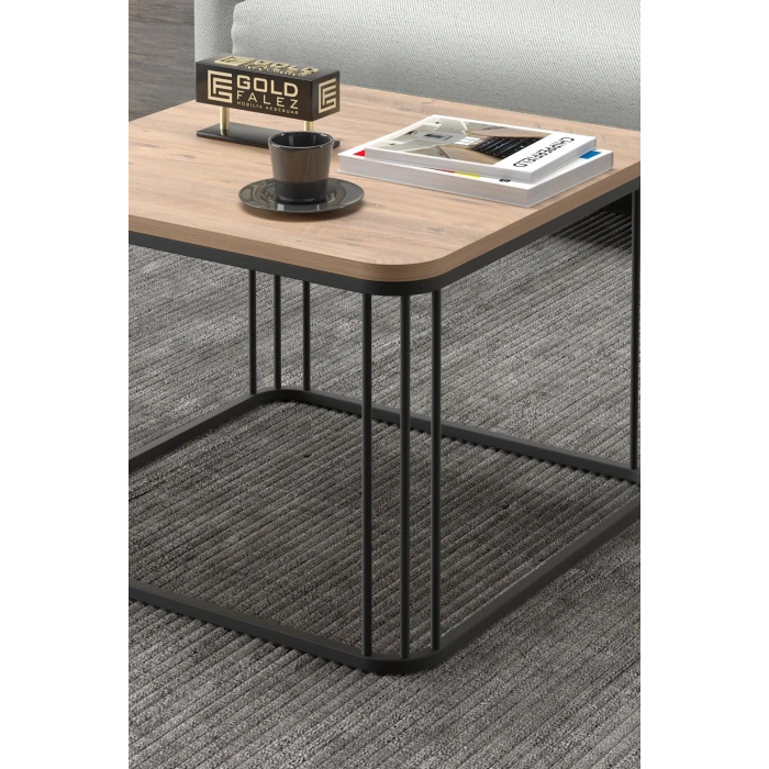 USLUCAN ALIŞVERİŞ Orta Sehpa Tekli Alize Ceviz