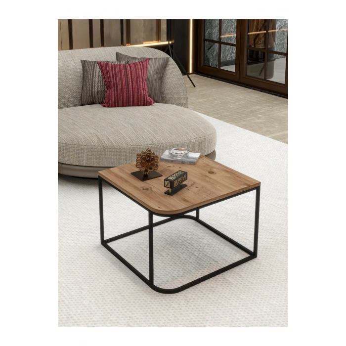 USLUCAN ALIŞVERİŞ Orta Sehpa Tekli Damla Atlantik Çam