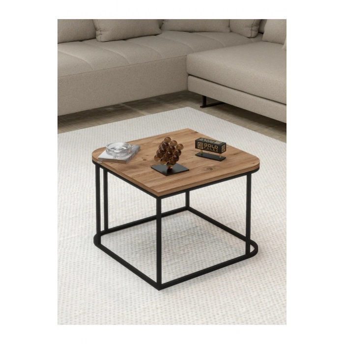 USLUCAN ALIŞVERİŞ Orta Sehpa Tekli Damla Atlantik Çam