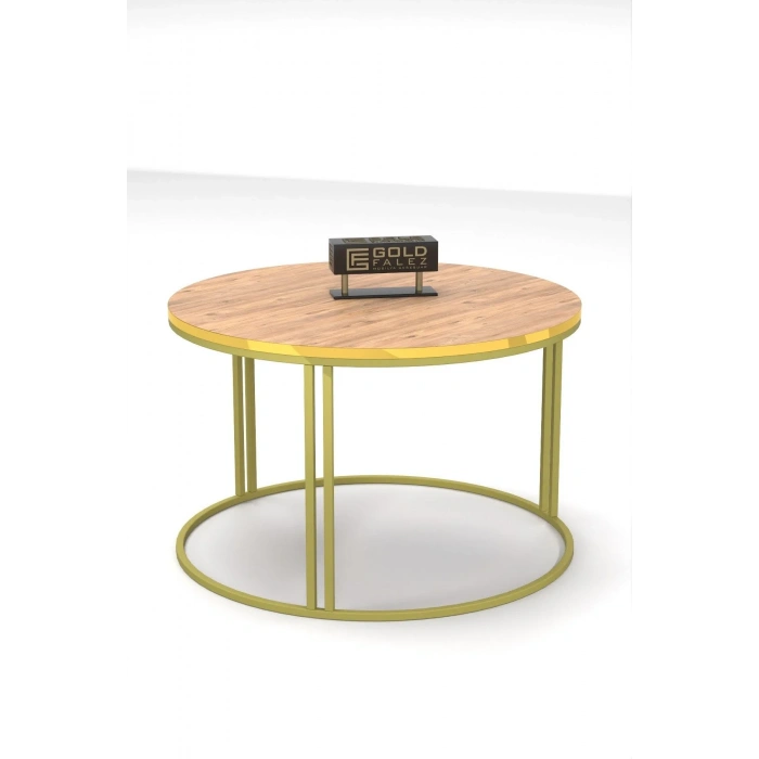 USLUCAN ALIŞVERİŞ Orta Sehpa Tekli Special Lüx Gold Ceviz