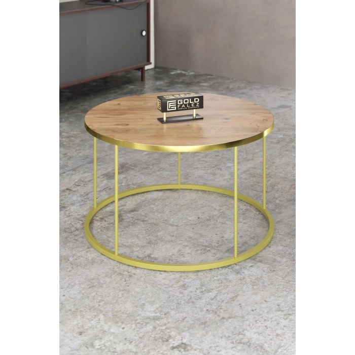 USLUCAN ALIŞVERİŞ ORTA SEHPA TERRA LÜX GOLD CEVİZ