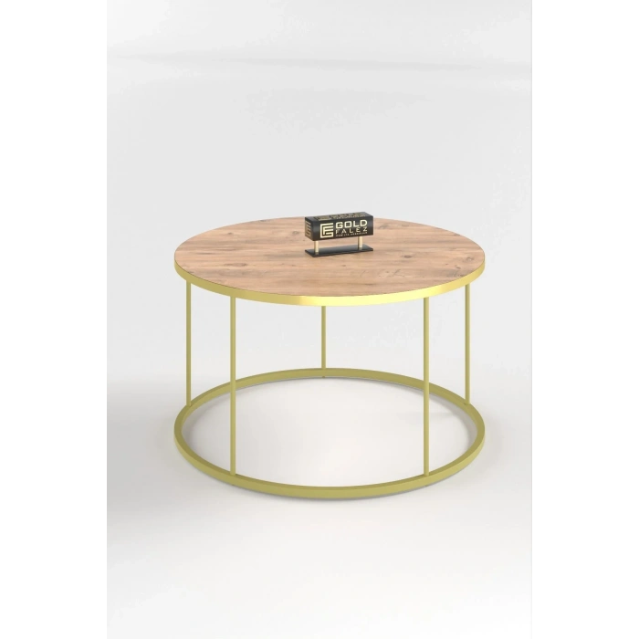 USLUCAN ALIŞVERİŞ ORTA SEHPA TERRA LÜX GOLD CEVİZ