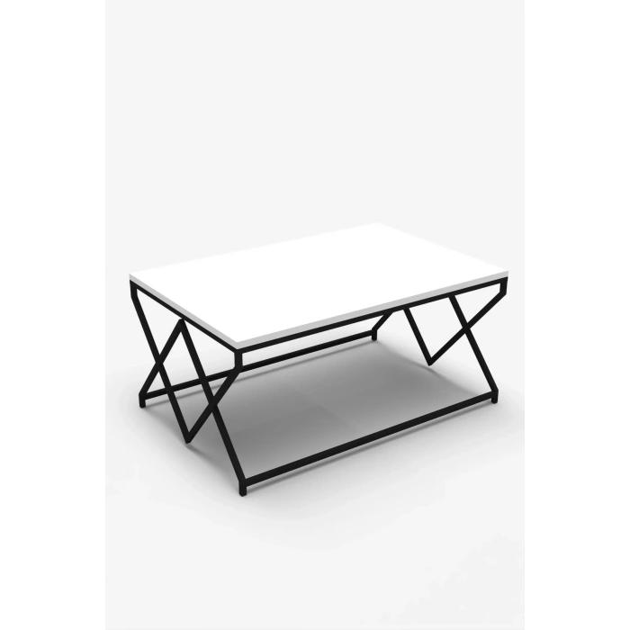 USLUCAN ALIŞVERİŞ ORTA SEHPA V LÜX BEYAZ