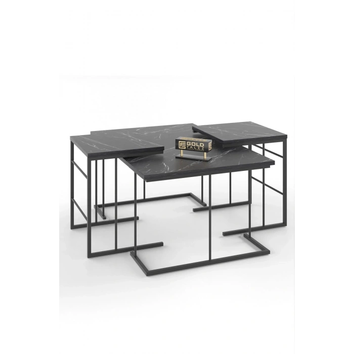 USLUCAN ALIŞVERİŞ ORTA SEHPA VE ZİGON SEHPA SOLO SET BENDİR