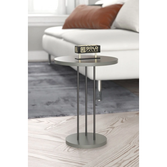 USLUCAN ALIŞVERİŞ ORTA SEHPA VE ZİGON SEHPA TERRA SET ANTRASİT CEVİZ