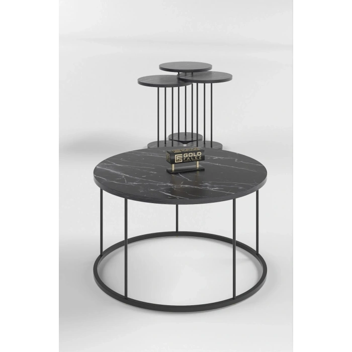 USLUCAN ALIŞVERİŞ ORTA SEHPA VE ZİGON SEHPA TERRA SET BENDİR