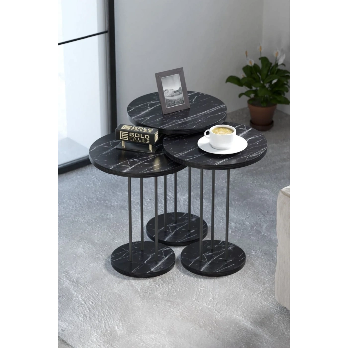 USLUCAN ALIŞVERİŞ ORTA SEHPA VE ZİGON SEHPA TERRA SET BENDİR