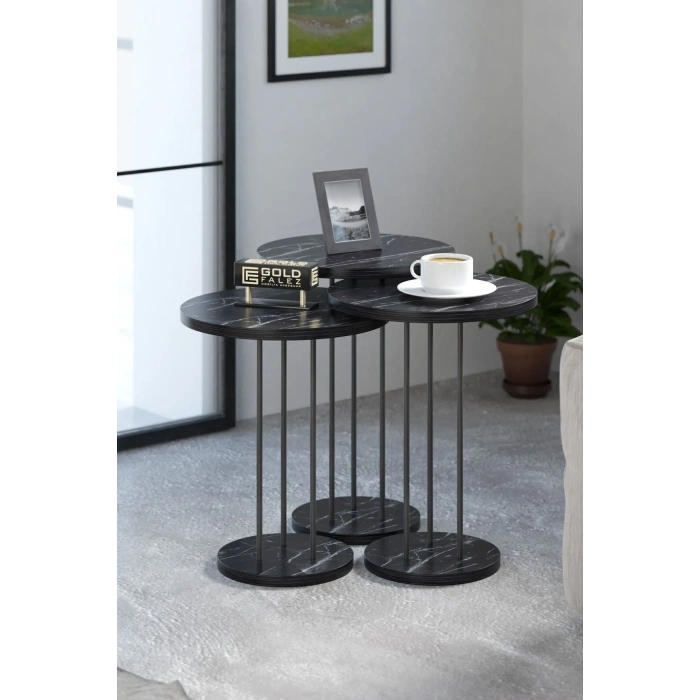 USLUCAN ALIŞVERİŞ ORTA SEHPA VE ZİGON SEHPA TERRA SET BENDİR