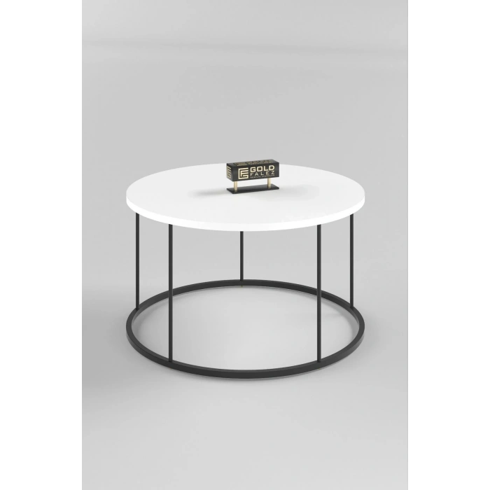 USLUCAN ALIŞVERİŞ ORTA SEHPA VE ZİGON SEHPA TERRA SET BEYAZ