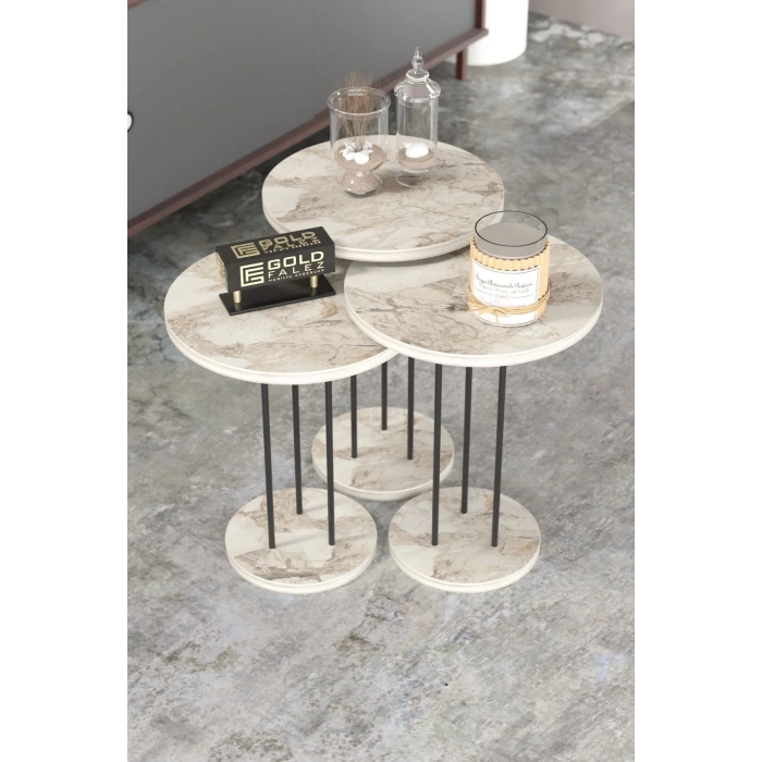 USLUCAN ALIŞVERİŞ ORTA SEHPA VE ZİGON SEHPA TERRA SET EFES