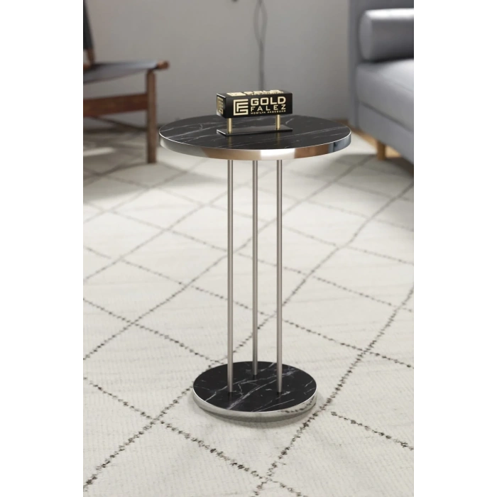 USLUCAN ALIŞVERİŞ ORTA SEHPA VE ZİGON SEHPA TERRA SET GÜMÜŞ BENDİR