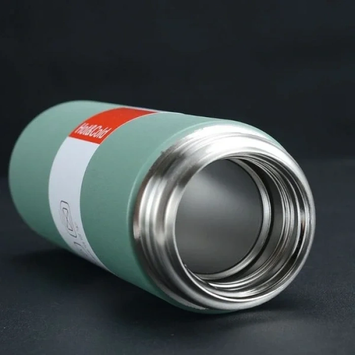 USLUCAN ALIŞVERİŞ Paslanmaz Çelik Bardaklı Termos Seti 500 ML