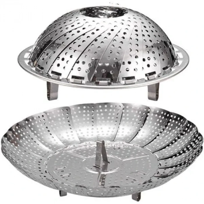 USLUCAN ALIŞVERİŞ Paslanmaz Çelik Buharda Pişirme Sepeti