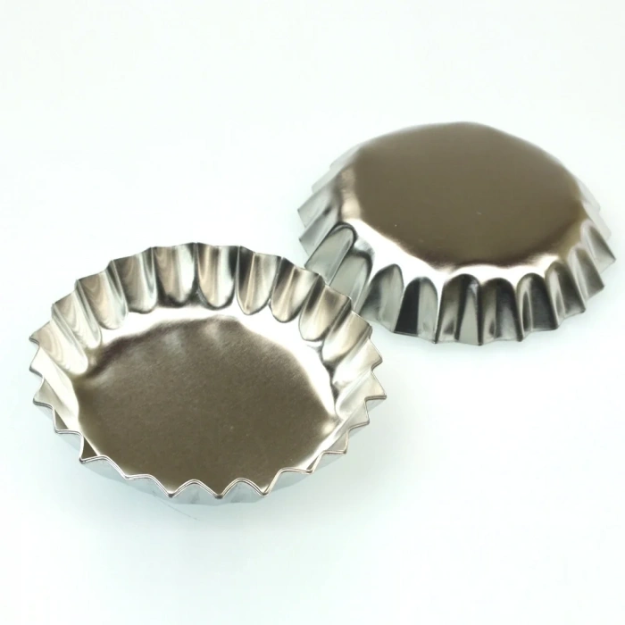 USLUCAN ALIŞVERİŞ Paslanmaz Çelik Metal Kek Kalıbı - 6 Adet