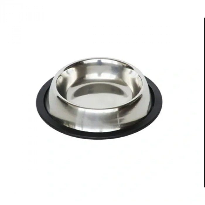 USLUCAN ALIŞVERİŞ Paslanmaz Çelik Metal Mama Kabı 34 cm.