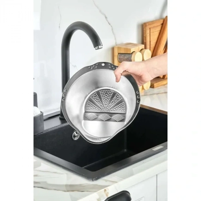 USLUCAN ALIŞVERİŞ Paslanmaz Çelik Pirinç Süzgeci